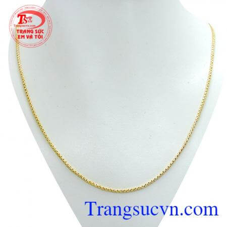 Dây chuyền mảnh nhỏ cho những ai thích sự nhẹ nhàng tinh tế, đeo mang lại may mắn