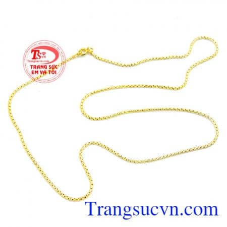 Dây chuyền nữ vàng tây sang trọng