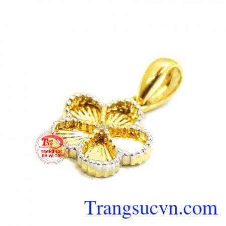 Mặt dây chuyền nữ korea hoa 5 cánh