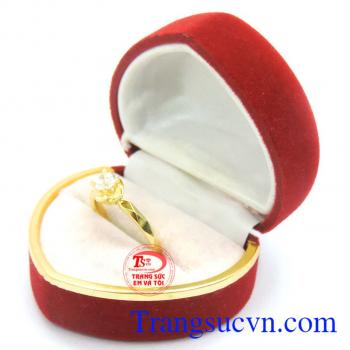 Là món quà ý nghĩa cho người phụ nữ của bạn. Nhẫn nữ vàng tây 10k hàn quốc