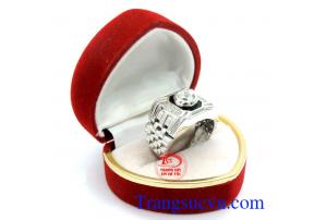 Nhẫn nam vàng trắng