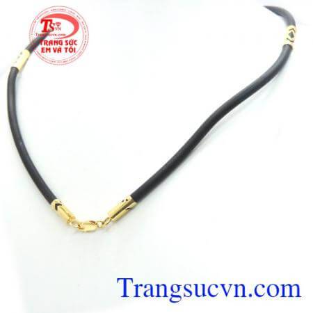 Dây cao su bọc vàng