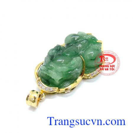 Mặt tỳ hưu bọc vàng đẹp