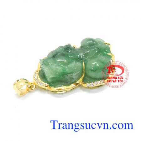  trang sức em và tôi luôn cung cấp những sản phẩm tốt nhất về tỳ hưu cho khách hàng, Mặt tỳ hưu bọc vàng đẹp