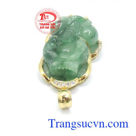 Mặt tỳ hưu bọc vàng đẹp