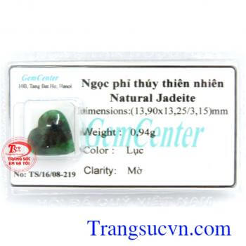 Ngọc phỉ thúy tự nhiên kiểm định