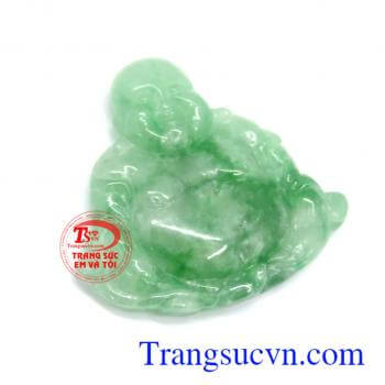 Phật di lặc ngọc cẩm thạch bụng phệ