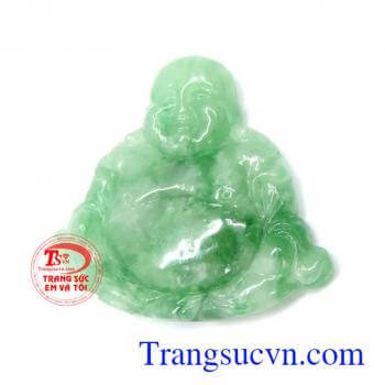 Phật di lặc ngọc cẩm thạch bụng phệ