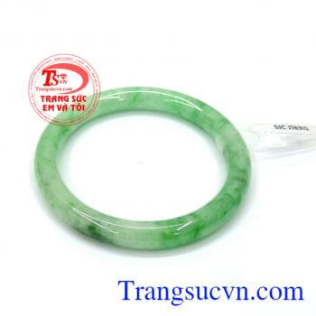 Vòng ngọc jadeite kiểm định SJC