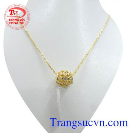 Bộ trang sức dây chuyền 10k, bộ trang sức nữ 10k đẹp tinh tế đảm bảo chất lượng dành cho phái đẹp, dây chuyền vàng 10k, mặt dây vàng 10k sản xuất.