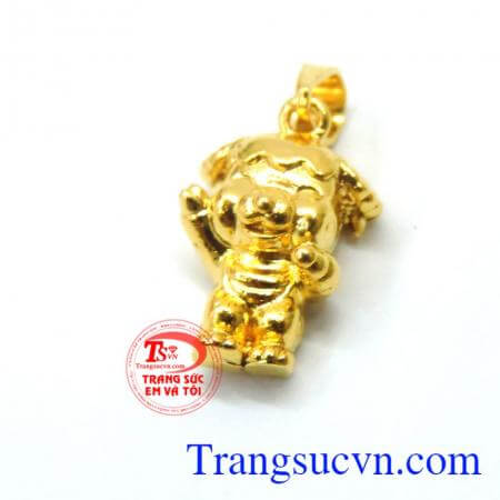 Mặt dây Heo phong thủy, mặt dây chuyền Heo may mắn 10k đẹp phù hợp với những người tuổi Hợi.