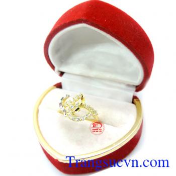Nhẫn nữ trái tim rung