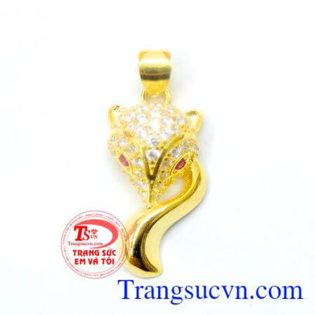 Mặt dây hồ ly vàng 10k gắn kết tình yêu thương.