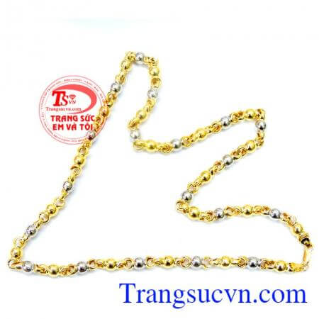 Dây chuyền nam 10k sang trọng sành điệu, dây chuyền nam vàng tây phong cách cho phái nam, dây chuyền nam thể hiện cá tính của bạn