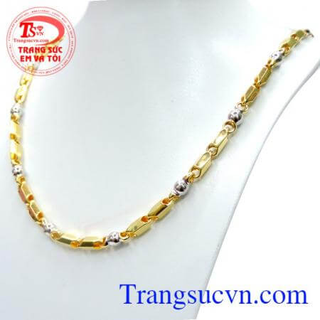 Dây chuyền nam 10k sáng bóng sản phẩm đảm bảo chất lượng cao