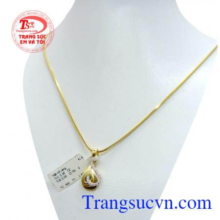 Trang sức bộ vòng cổ mặt dây dây chuyền đẹp, chuẩn chất lượng, có thu mua lại.