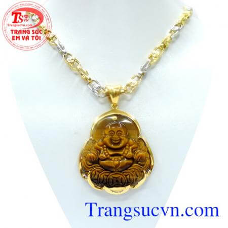 Mặt phật di lặc bộ dây vàng