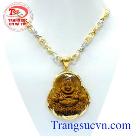 Mặt phật di lặc bộ dây vàng