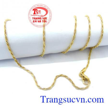 Dây chuyền vàng nhập khẩu Italy