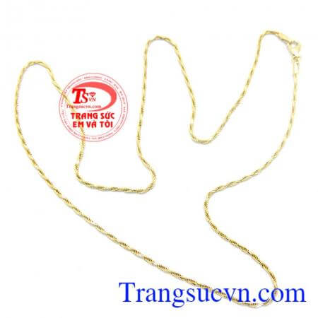 Dây chuyền Italy nhập khẩu đẹp, dây chuyền nữ italy thiết kế tinh tế sang trọng