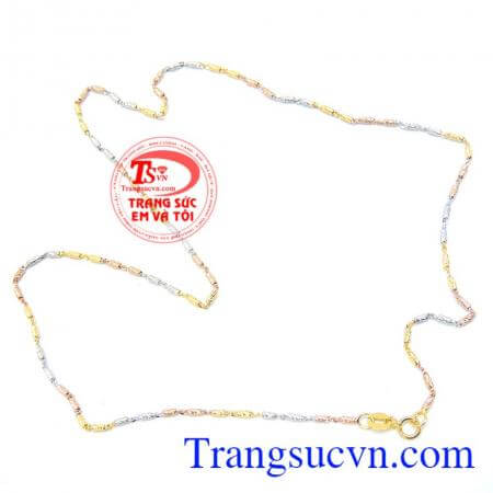 Dây chuyền vàng nhập khẩu Italy