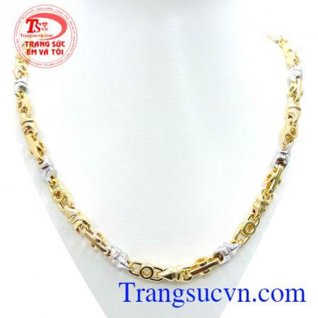 Dây chuyền vàng nam tính mạnh mẽ