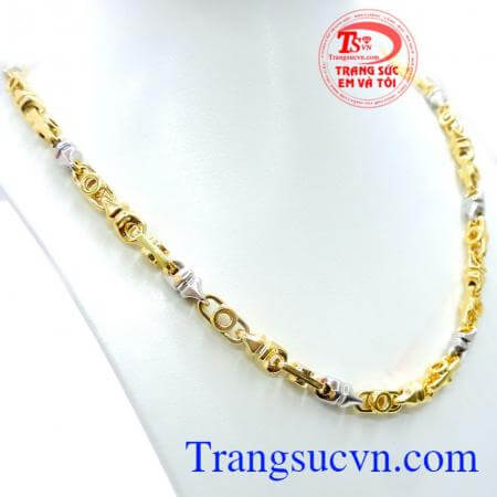 Dây chuyền vàng đeo hợp thời trang, sang trọng khách hàng ưa chuộng và bình chọn nhiều năm liền đối với sản phẩm dây chuyền vàng