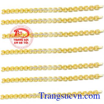 Sản phẩm bán trên toàn quốc đáp ứng nhu cầu làm đẹp của các chị em. Lắc tay vàng tây 10k nữ tính
