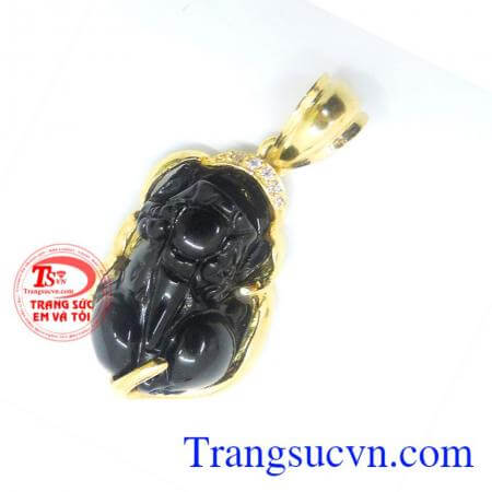 Tỳ hưu bọc vàng phong thủy,tỳ hưu mệnh Hỏa+Thổ đảm bảo chất lượng đeo hợp thời trang và phong thủy