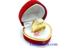 Nhẫn nam vàng tây đẹp