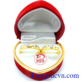 Nhẫn cưới vàng giá rẻ đẹp sang trọng kinh tế cho đôi bạn trẻ