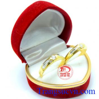 Nhẫn cưới vàng giá rẻ đẹp sang trọng kinh tế cho đôi bạn trẻ