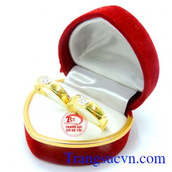 Nhẫn cưới vàng giá rẻ đẹp sang trọng kinh tế cho đôi bạn trẻ