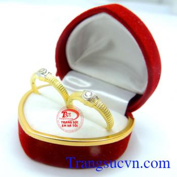 Nhẫn cưới vàng tây đẹp