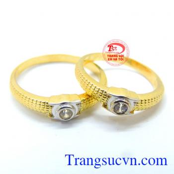 Nhẫn cưới vàng giá rẻ đẹp sang trọng kinh tế cho đôi bạn trẻ