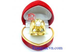 Nhẫn nam vàng khẳng định đẳng cấp, vàng sáng