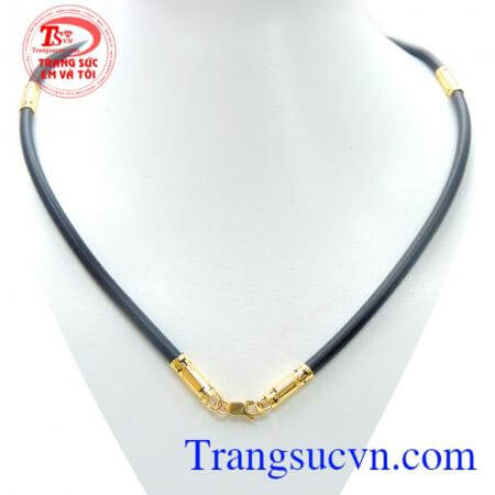 Dây chuyền cao su bọc vàng
