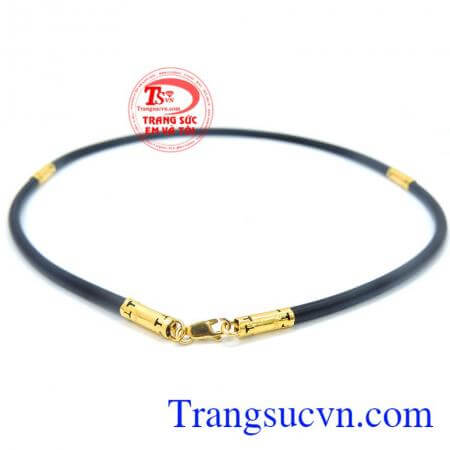 Dây cao su bọc vàng