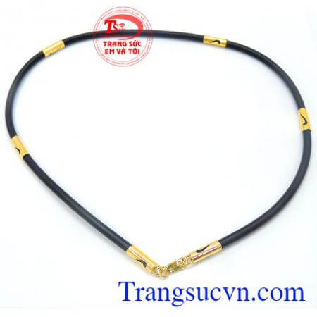 Dây chuyền cao su bọc vàng