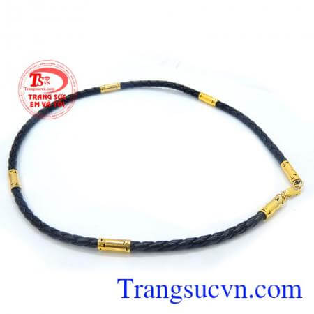 Dây cao su, dây da bọc vàng