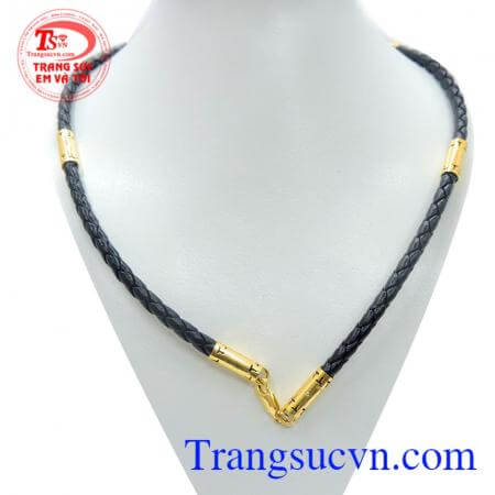 Dây dù bọc vàng phong cách cho nam, bọc vàng sang trọng