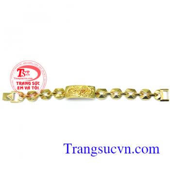 Lắc tay vàng nam rồng mạnh mẽ thể hiện được sự quyền uy mạnh mẽ của nam tính, lắc tay vàng tây đẹp, cá tính cho phải mạnh, lắc vàng 10k chuẩn chất lượng, kiểu dáng mạnh mẽ, nam tính, lắc tay vàng nam, giao hàng toàn quốc