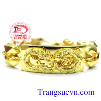 Lắc tay vàng nam rồng mạnh mẽ thể hiện được sự quyền uy mạnh mẽ của nam tính, lắc tay vàng tây đẹp, cá tính cho phải mạnh, lắc vàng 10k chuẩn chất lượng, kiểu dáng mạnh mẽ, nam tính, lắc tay vàng nam, giao hàng toàn quốc