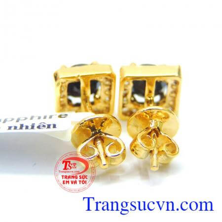 Hoa tai saphire nữ vàng 10k được người dùng đánh giá cao trên toàn quốc