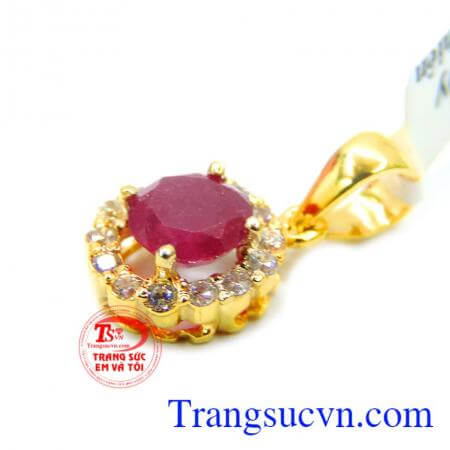 Mặt nữ ruby thiên nhiên thanh lịch bảo hành 6 tháng. 