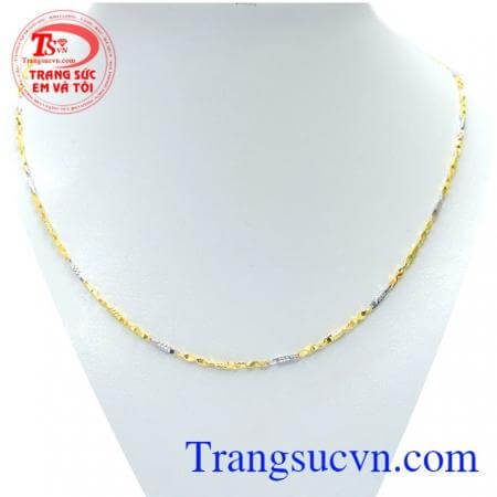 Dây chuyền vàng lướt sóng