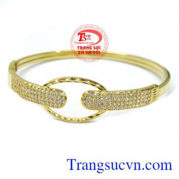 Vòng tay nữ vàng 10k nữ tính