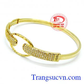 Nữ trang vòng tay vàng tây 10k kiểu dáng đẹp trẻ trung chế tác 3d tinh xảo bán hàng trên toàn quốc uy tín.