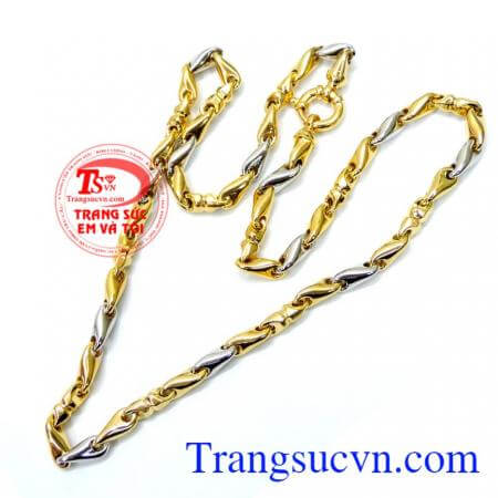Dây chuyền nam vàng mạnh mẽ TSVN dây chuyền nam đẹp, dây chuyền nam nhiều mẫu mã kiểu dáng phong phú
