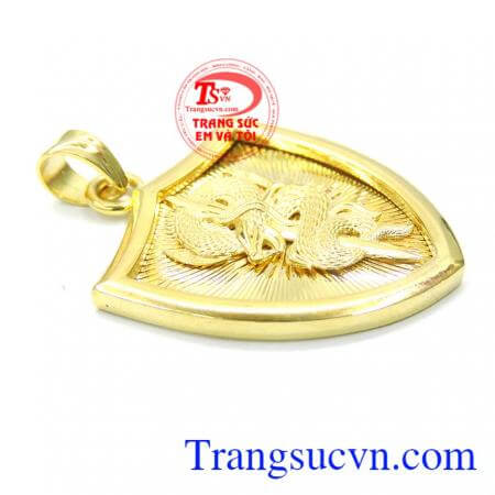 sản phẩm đẳng cấp dành cho phái mạnh sản phẩm có thể kết hợp với nhiều mẫu dây chuyền bên tôi, Mặt rồng nam vàng 10k 3D đẹp